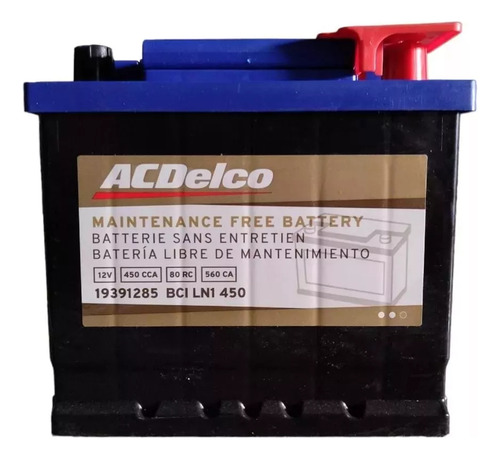Batería Acdelco Para Nissan March 2012 - 2020 1.6l L4