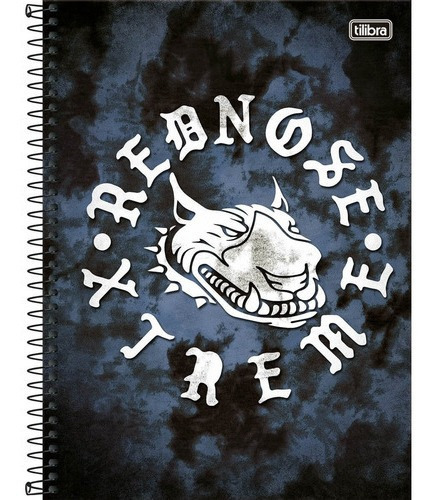 Caderno Capa Dura 1 Matéria Espiral Red Nose Tilibra