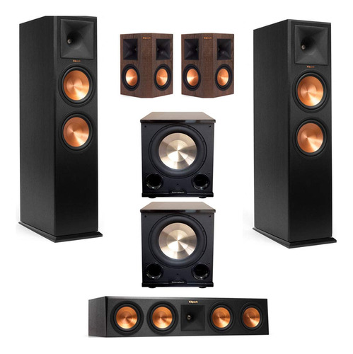 Klipsch Sistema Cine Casa Rp-280f 5.2 Subwoofers Bic