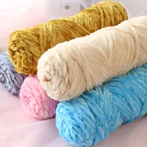 Comprar Hilos Chenille Acrílico Algodón Para Tejer Todo Amigurumis
