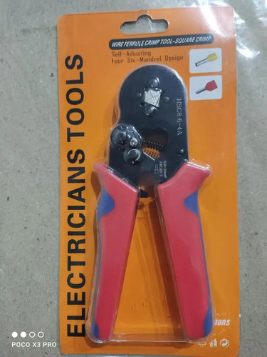 Alicate Crimpadora Ponchadora Terminales Pin Hueca Hsc8 6-4a