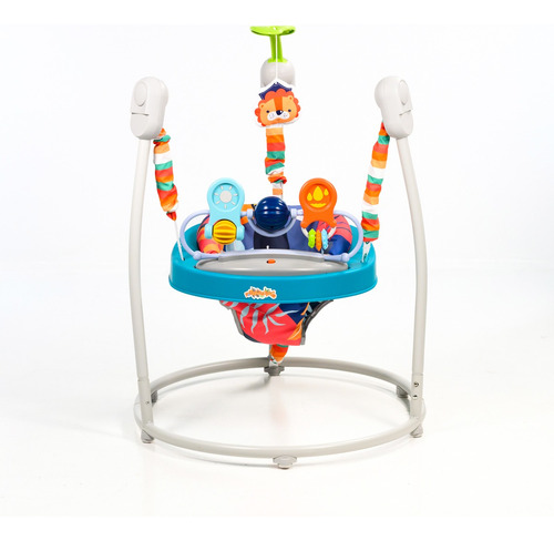 Saltarin Jumper Para Bebé Con Música Y Luces Celeste