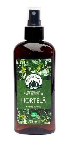 Hidrolato De Hortelã 200ml Água Floral Natural