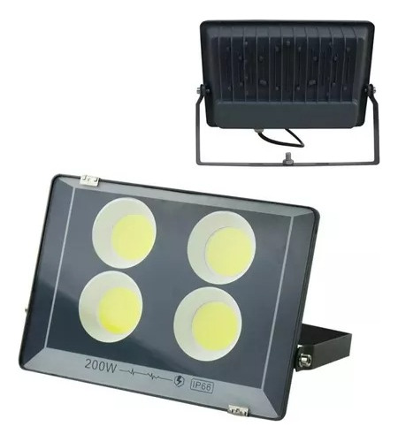 Foco Proyector Led De 200 Watt Luz Fría ,exterior. Corriente