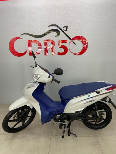 Jet 125 Ss 0km 125cc Branca Com Banco Azul 0km 125cc