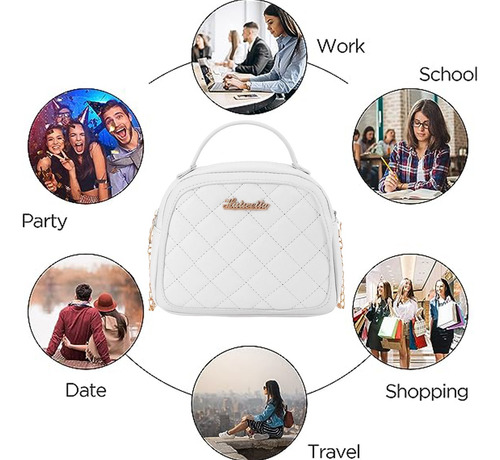 Bolsa Mariconera Moda Mujer Bandolera Cartera Mano Monedero