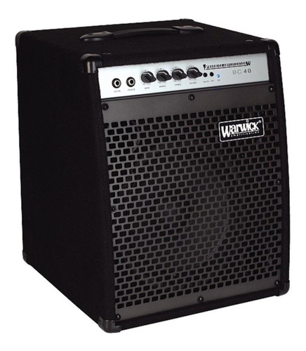 Warwick Bc40 Amplificador Combo De Bajo 40w Ecualizador Color Negro