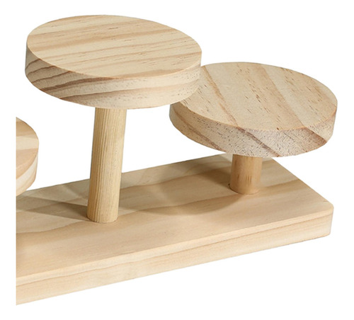 Soporte De Exhibición De Madera Para Postres, Gafas De Sol,