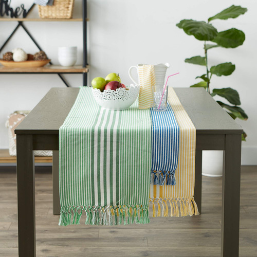 Camino De Mesa Amarillo Oscuro 35.5x183 Cm Para Cocina