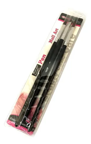 Set De Pinceles Liner Para Uñas Stay Beautiful 3 Unidades