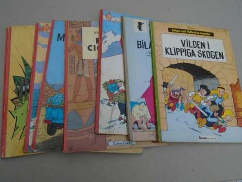 #r Lote Historietas Las Aventuras De Tintin + Otras - Suecia