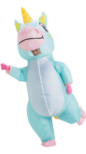 Fwefww Disfraz De Unicornio Inflable Para Adulto, Halloween