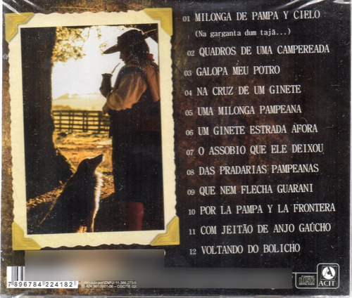 Cd Nilton Ferreira Milongas De Pampa Y Cielo Lacrado