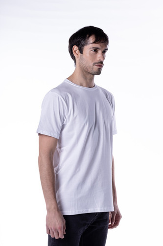 Pack 2 Remeras Hombre Manga Corta Blanco Y Negro Mizu