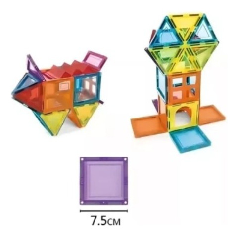 Juego De Bloques De Construcción Magnéticos 3d 26 Piezas