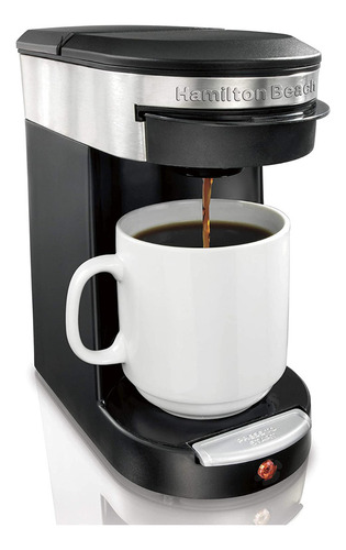 Cafetera Personal Hamilton Beach 1 Taza Negra 49970-mx Negro