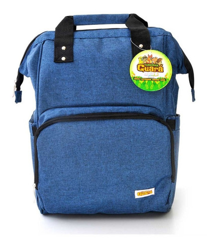 Mochila Turminha Guara Azul Jeans