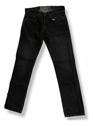Levis Jeans Negro Deslavado 31x32 Skinny