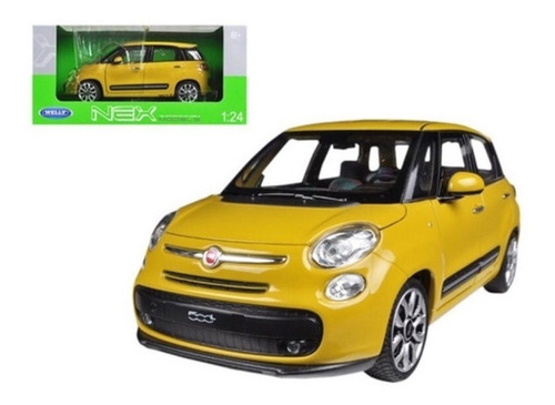 Auto Fiat 500l Escala 1/24 Año 2013 Welly Colección La Plata