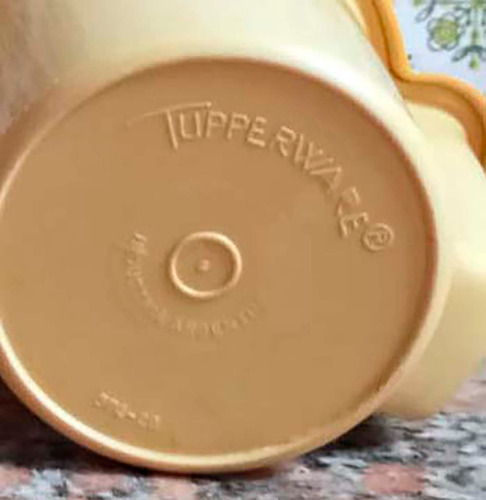 Tupperware Azucarera Y Yerbera Original Lote X2 Amarillo
