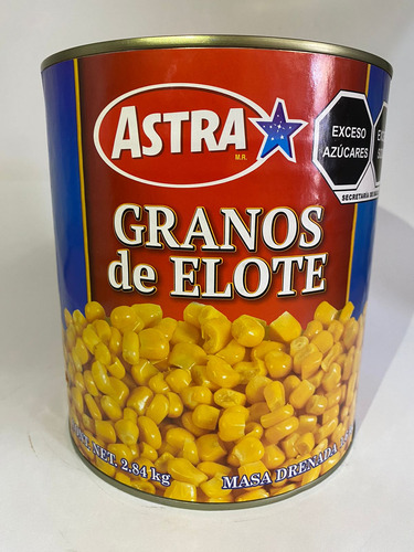 Grano Elote Astra Pack 3 Latas 3 Kg C/u