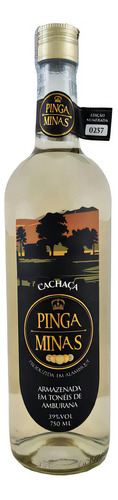 Cachaça Pinga Minas Amburana 750ml