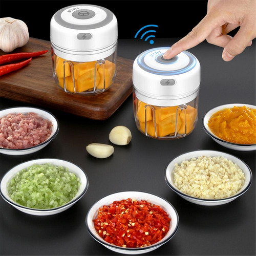 Máquina De Ajo Eléctrica Inalámbrica Para Alimentos, Verdura