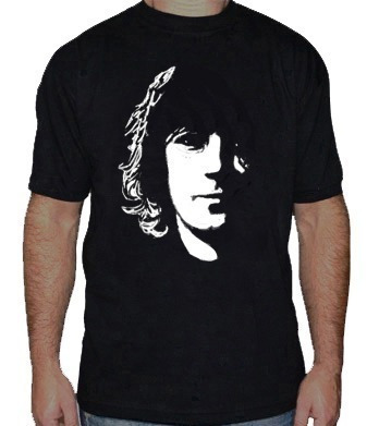 Syd Barret Pink Floyd Remera Estampada Con Vinilo