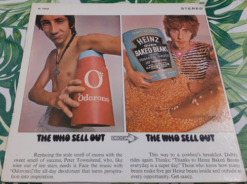 The Who - Sell Out Lp Usa 1ra Edicion 1968 Pete Townshend U2