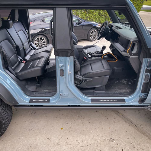 Lexley Para Ford Bronco Protector Umbral Puerta Cuero