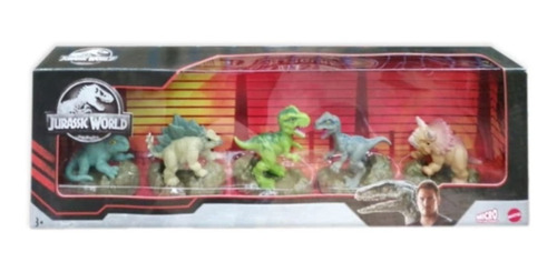Jurassic World Micro Collection Dinosaurios 5 Piezas Mattel