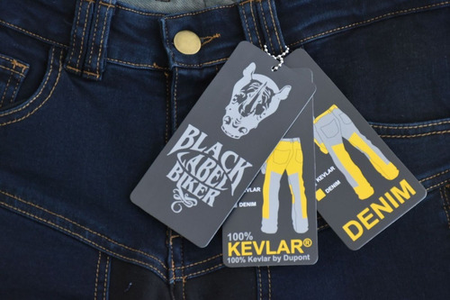 Imagen 5 de 10 de Pantalón Motociclista Kevlar Black Label Biker Stelvio
