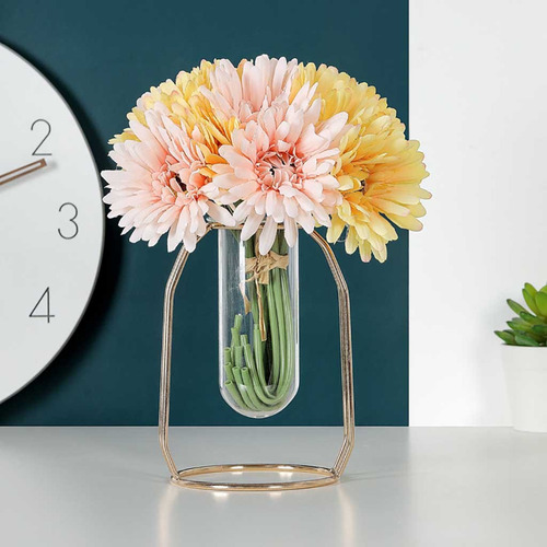 Ramo De Boda De Gerbera Con Flores Falsas De Seda Artificial
