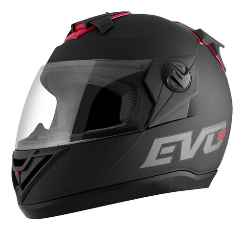 Capacete De Moto Fechado Preto Fosco G8 Evo Pro Tork Desenho Solid Tamanho do capacete 60