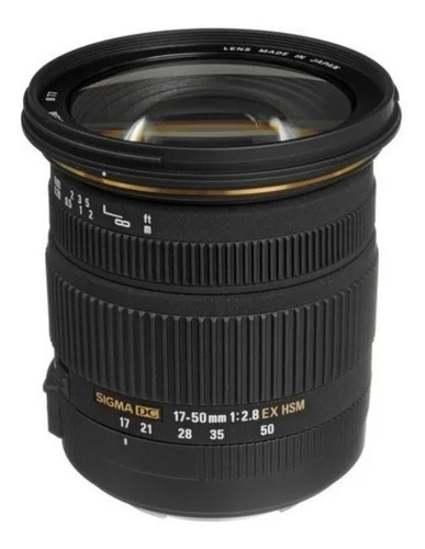 Imagem 1 de 8 de Lente Sigma 17-50mm F/2.8 Ex Dc Os Hsm Para Canon
