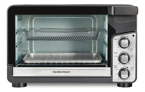 Horno Tostador Hamilton Beach Xl Con Air Fry, 1750 W Negro