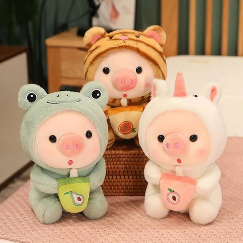 Mz Peluche De Cerdo De 10 Pulgadas Disfrazado De Rana,
