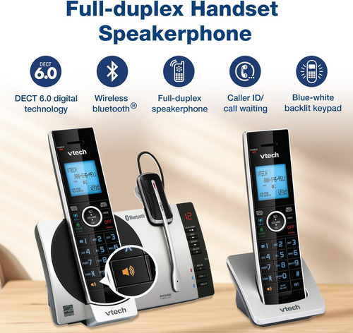 Vtech Dsconnect A La Celda, Teléfono Inalámbrico Con Contest