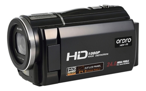 Cámara de video Ordro HDV-F5 Full HD NTSC/PAL negra