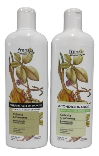 Pack Shampoo+ Acondicionador Frenzzi Cebolla Crecimiento