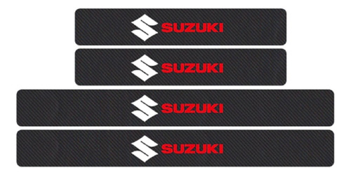 Fibra De Carbono Protección Puerta Auto Suzuki
