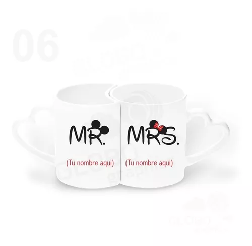 Tazas Pareja Amor Personalizadas, Regalos, 14 Febrero Novios