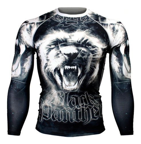   Remera Compresión Rashguard Btoperform Black Panther