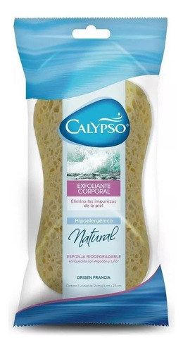 Esponja Exfoliante Corporal Calypso Ducha Baño Spa Piel