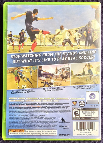 Pure Futbol Authentic Soccer Xbox 360 (Usado)
