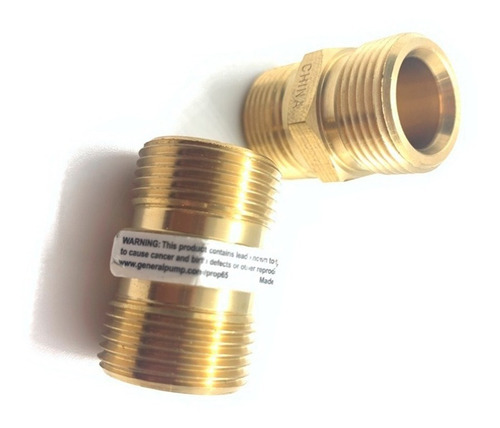 Coples M22 X M22 Para Hidrolavadora 2 Piezas