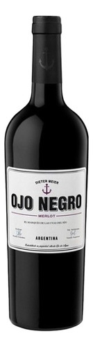 Vino Tinto Ojo Negro Merlot Rio Negro Patagonia X1