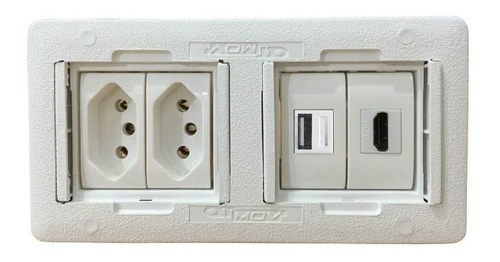 Tomadas Para Embutir Em Mesas, Bancadas, Usb 2.1a, Hdmi - M9