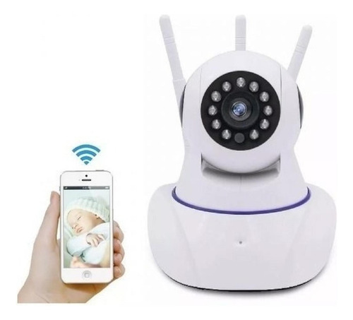 Imagen 3 de 5 de Camara Ip Wifi Hd Motorizada Vision Nocturna 360°
