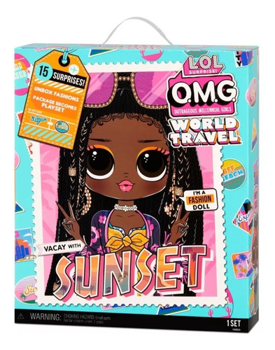 Lol Surprise Omg Muñeca Sunset World Travel 15 Sorpresas